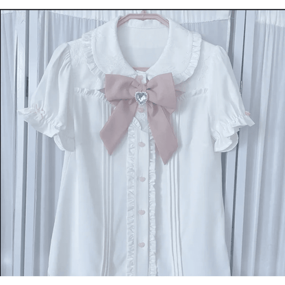 Sweet Fairy Kei Ribbon BlouseShirts & BlousesTorqelo.com