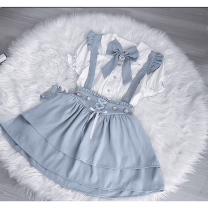 Sweet Fairy Kei Ribbon BlouseShirts & BlousesTorqelo.com
