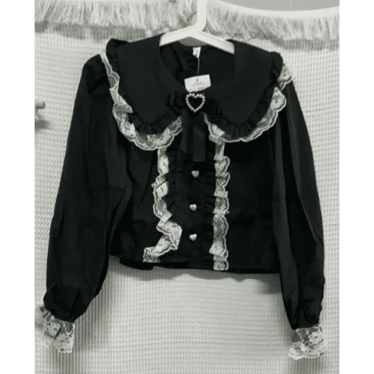 Sweet Harajuku Lace Ruffle BlouseShirts & BlousesTorqelo.com