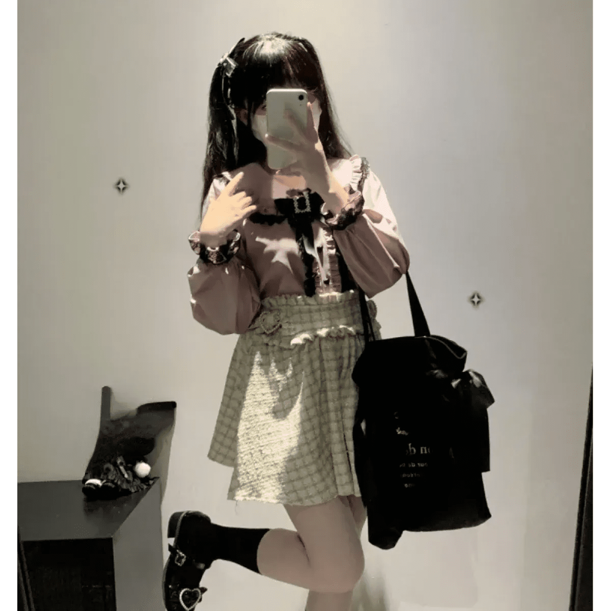 Sweet Harajuku Lace Ruffle BlouseShirts & BlousesTorqelo.com