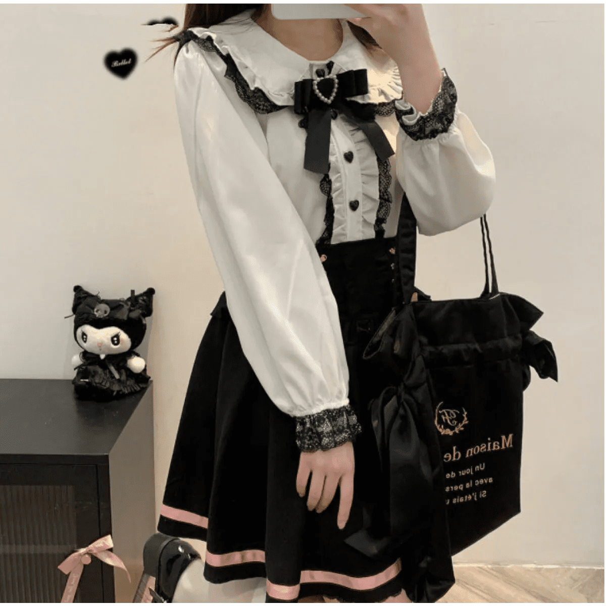 Sweet Harajuku Lace Ruffle BlouseShirts & BlousesTorqelo.com