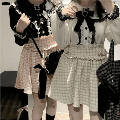 Sweet Harajuku Lace Ruffle BlouseShirts & BlousesTorqelo.com