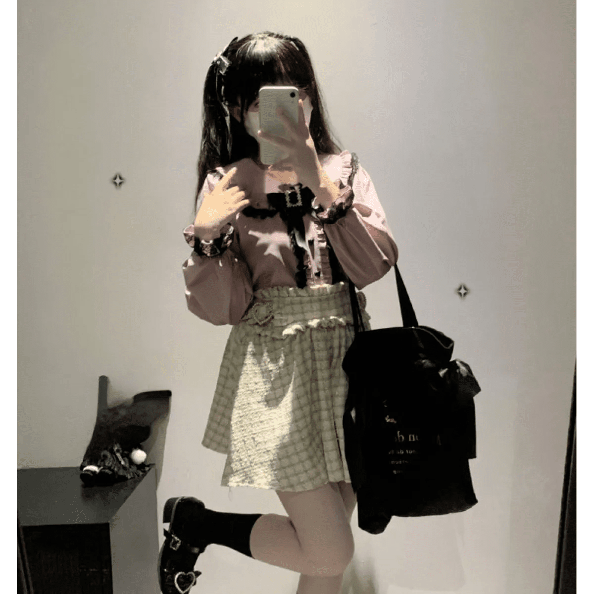 Sweet Harajuku Lace Ruffle BlouseShirts & BlousesTorqelo.com