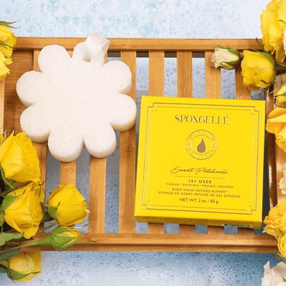 Sweet Patchouli | Boxed FlowerBody Wash Infused BufferTorqelo.com