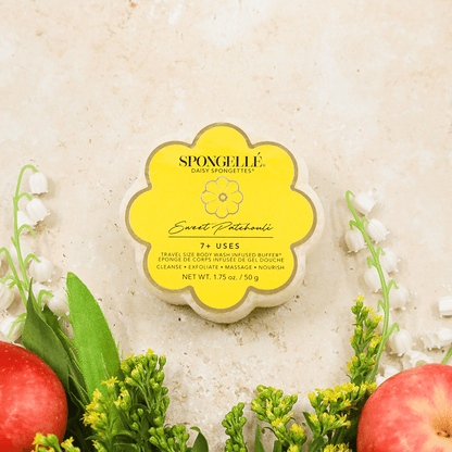 Sweet Patchouli | Daisy SpongetteBody Wash Infused BufferTorqelo.com
