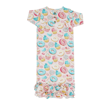 Sweet Tooth Ruffle Gown by Sweet Bamboo