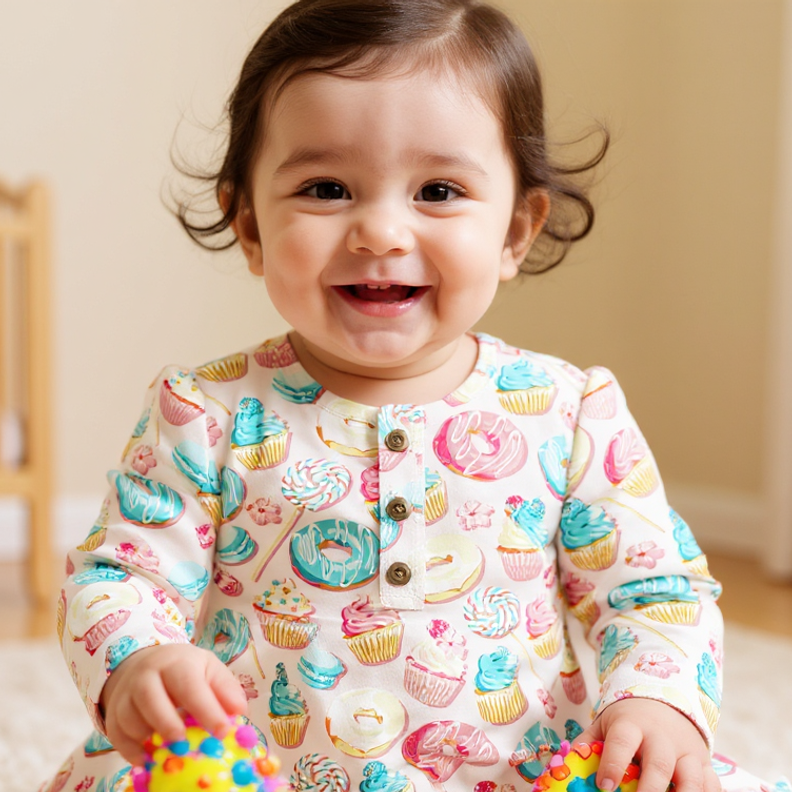 Sweet Tooth Ruffle Gown by Sweet Bamboo