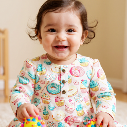 Sweet Tooth Ruffle Gown by Sweet Bamboo