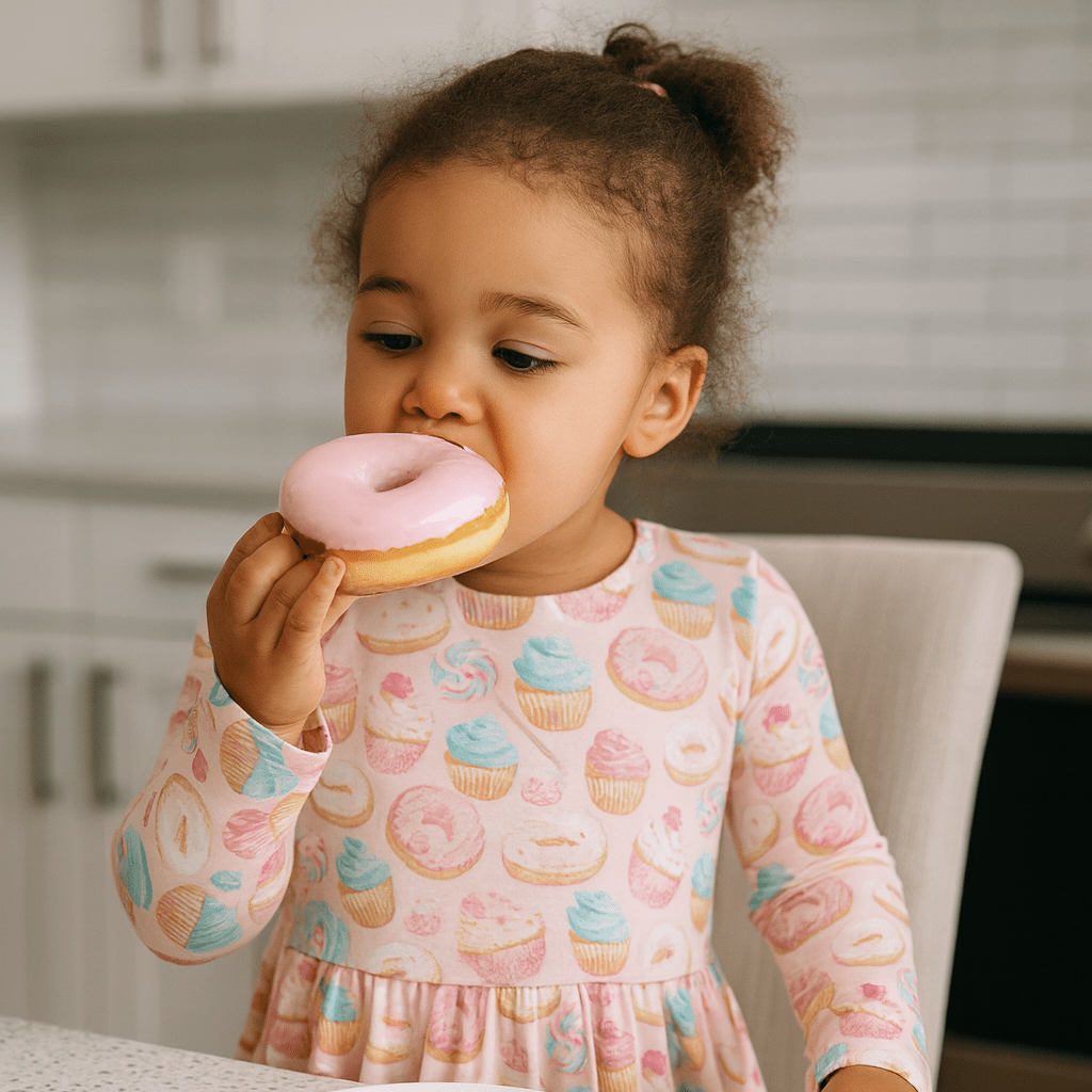 Sweet Tooth Swirly Girl Dress by Sweet Bamboo