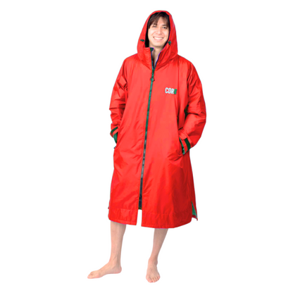 Waterproof Swim Parka (Red) by COR Surf