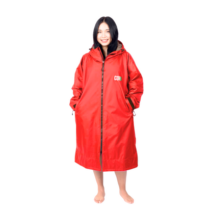 Waterproof Swim Parka (Red) by COR Surf