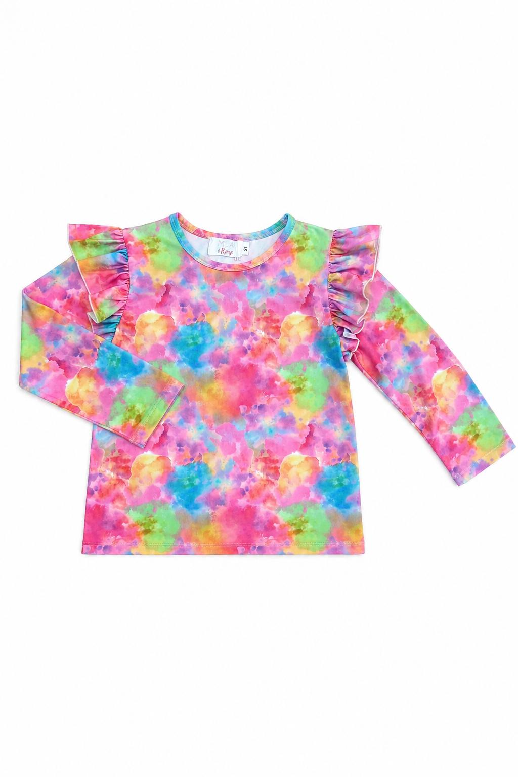Swirly Whirly L/S Ruffle TeeRuffle Tee L/STorqelo.com