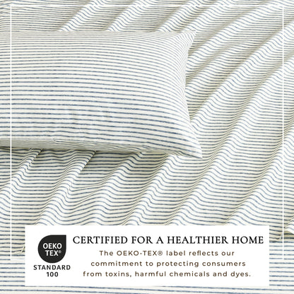 Striped Sheet Set - Evette Collection by Great Bay Home