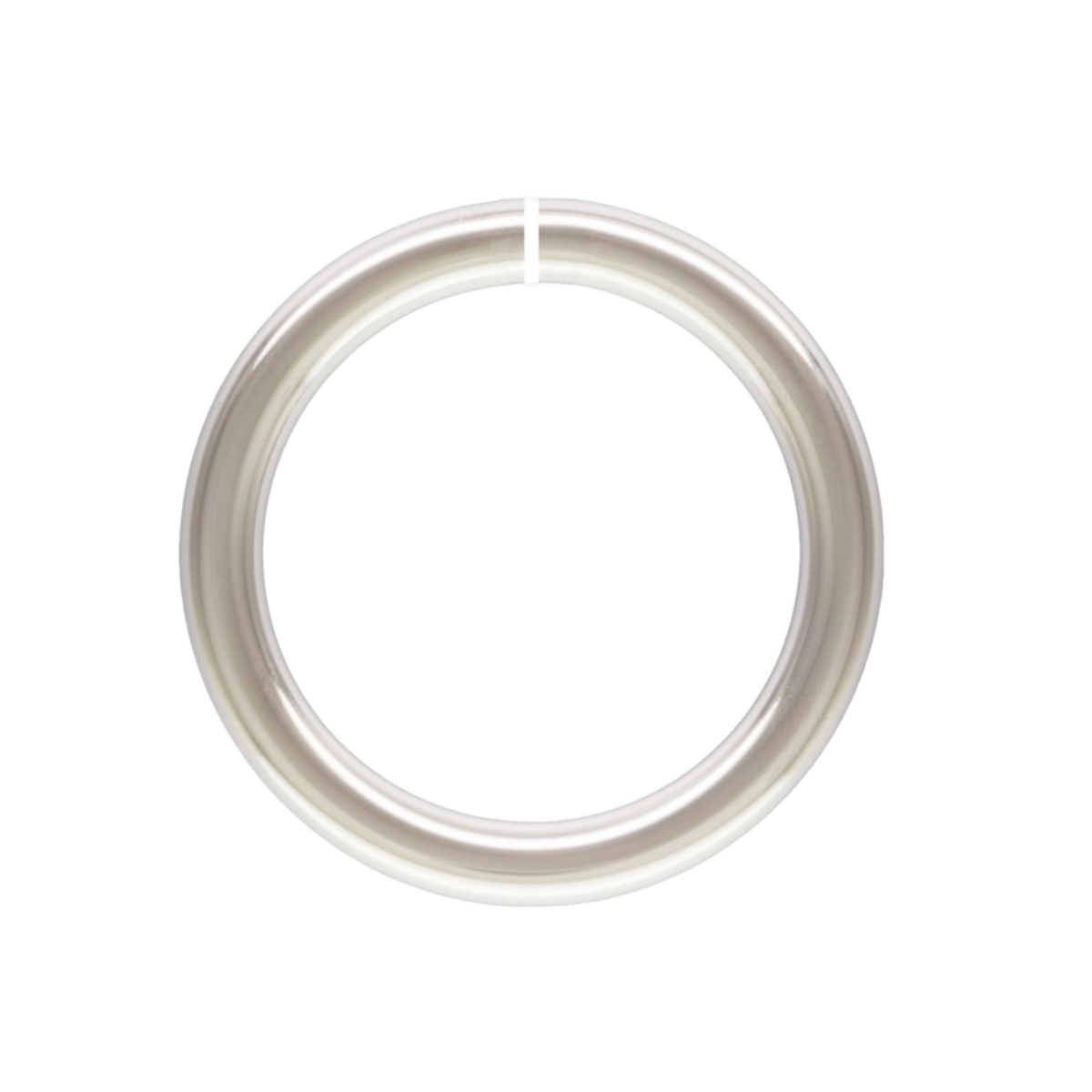Sterling Silver Jump Rings 7mm 18 Gauge - Professional Jewelry Making Findings Sold in 10 Piece Bags by Continental Bead Suppliers