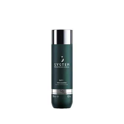 System Professional Man Hair, Body & Beard Shampoo 250mlHair CareTorqelo.com