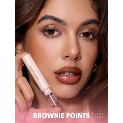 Sheglam Fall In Line Stain Lip Gloss in Brownie Points by Beauty Care Bag