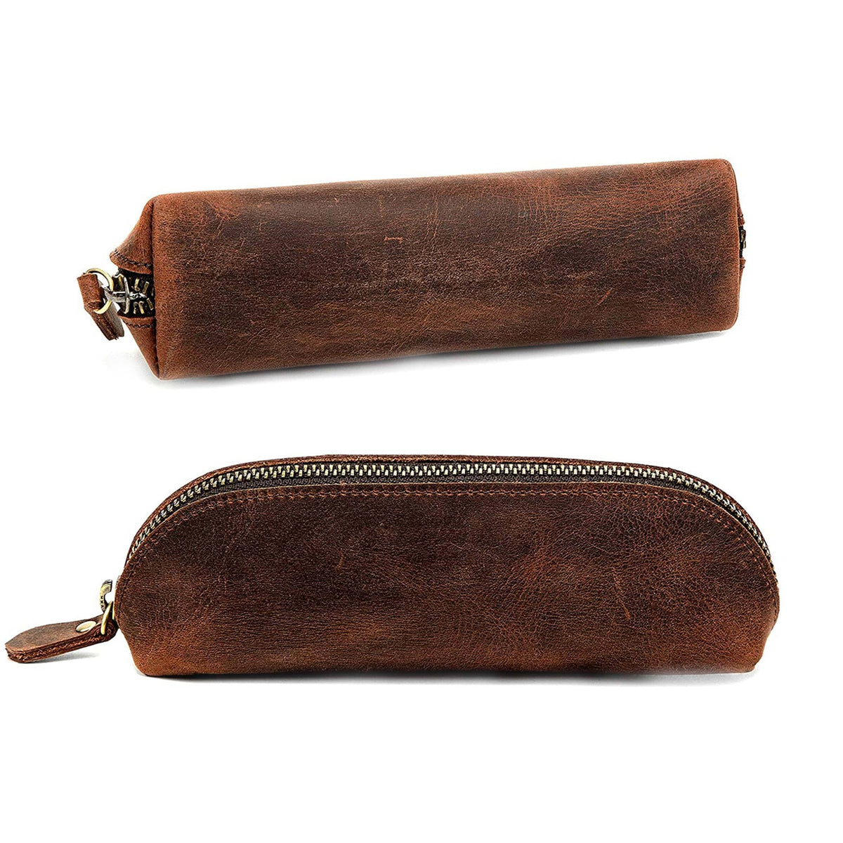 The Slider Pencil Case by Classy Leather Bags