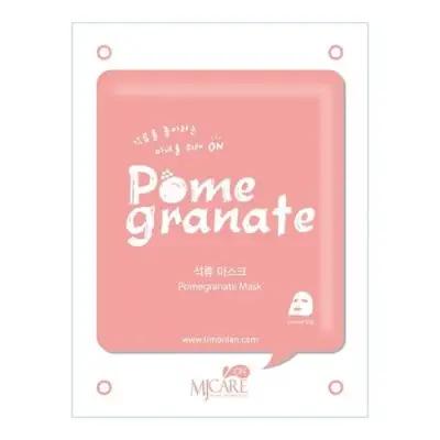 MjCare pomegranate single-use sheet face mask