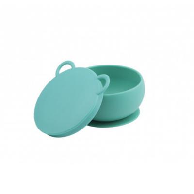 OiOi Silicone Baby Bowl with Lid & Vacuum Suction - No Spill, BPA-Free, Easy Clean - Perfect for Toddler Feeding by Beauty Care Bag
