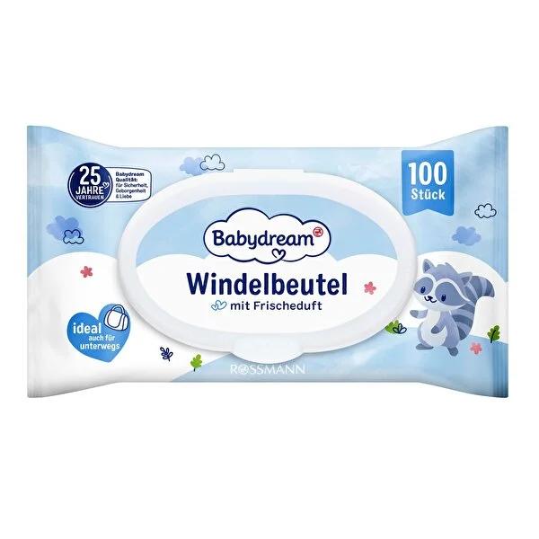Babydream powder scent diaper disposal bags, 100 count
