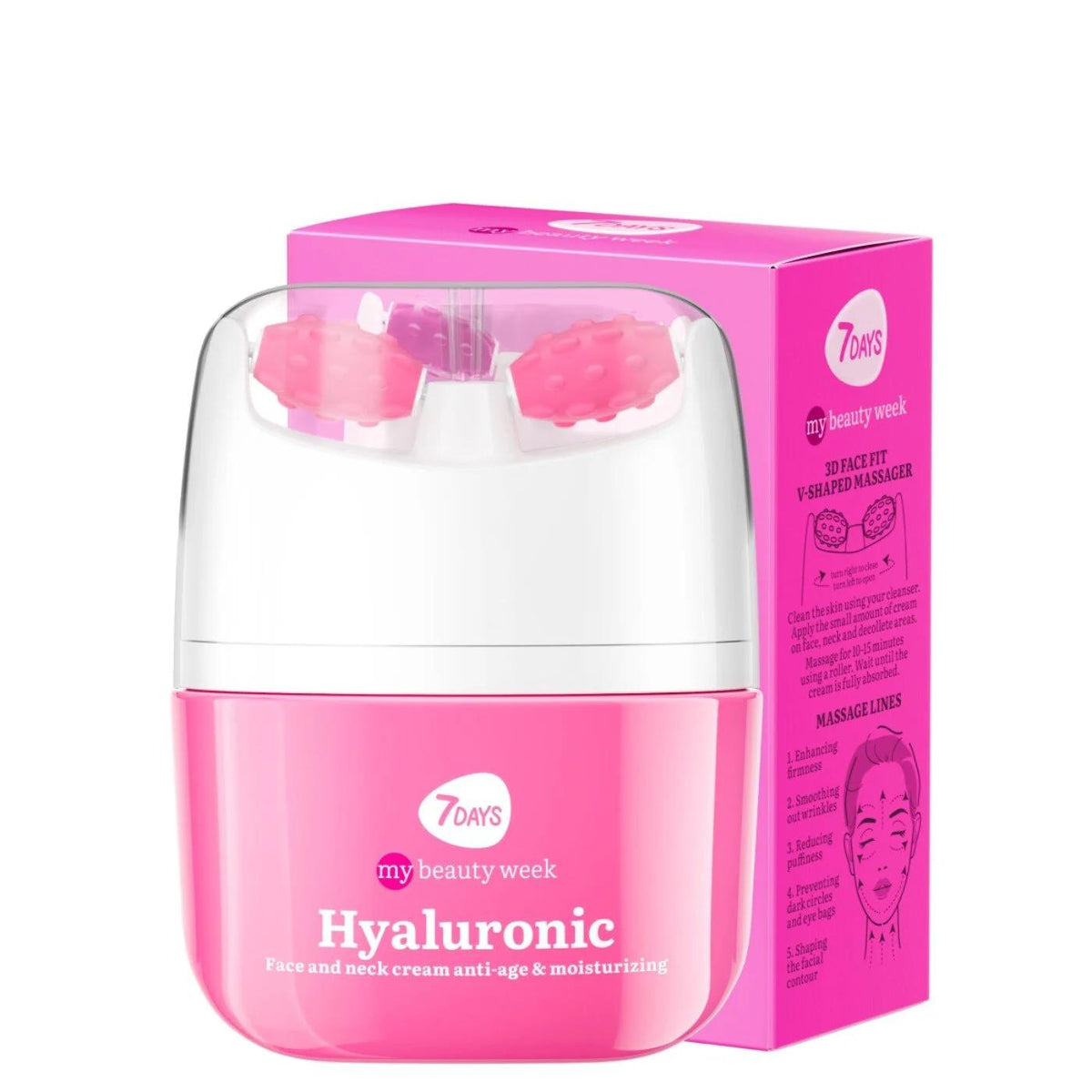 7Days My Beauty Week Hyaluronic Roller Face Cream 40 ml by Beauty Care Bag