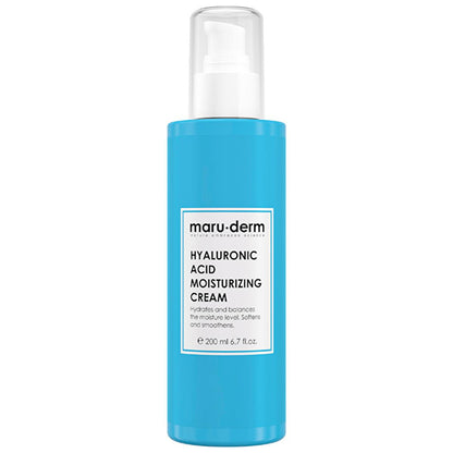 Maruderm Hyaluronic Acid Moisturizing Cream - Intense Hydration, Anti-Aging, Face & Body Lotion, Paraben & Fragrance-Free for Sensitive & Dry Skin (200ml) by Beauty Care Bag