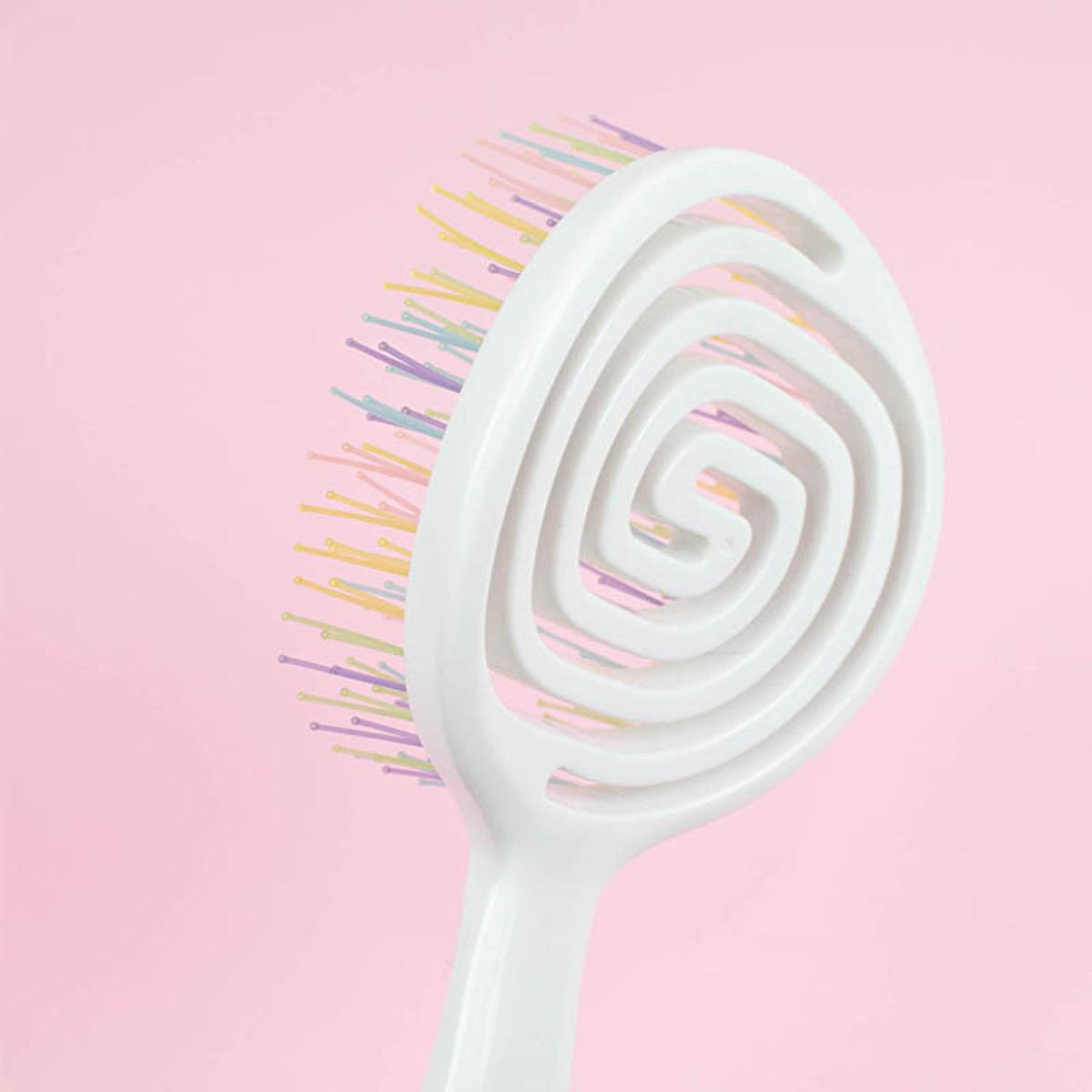 Nascita Pro Hair Brush - GemTips Detangling Brush for Wet & Dry Hair, Anti-Static, Gentle on Scalp by Beauty Care Bag