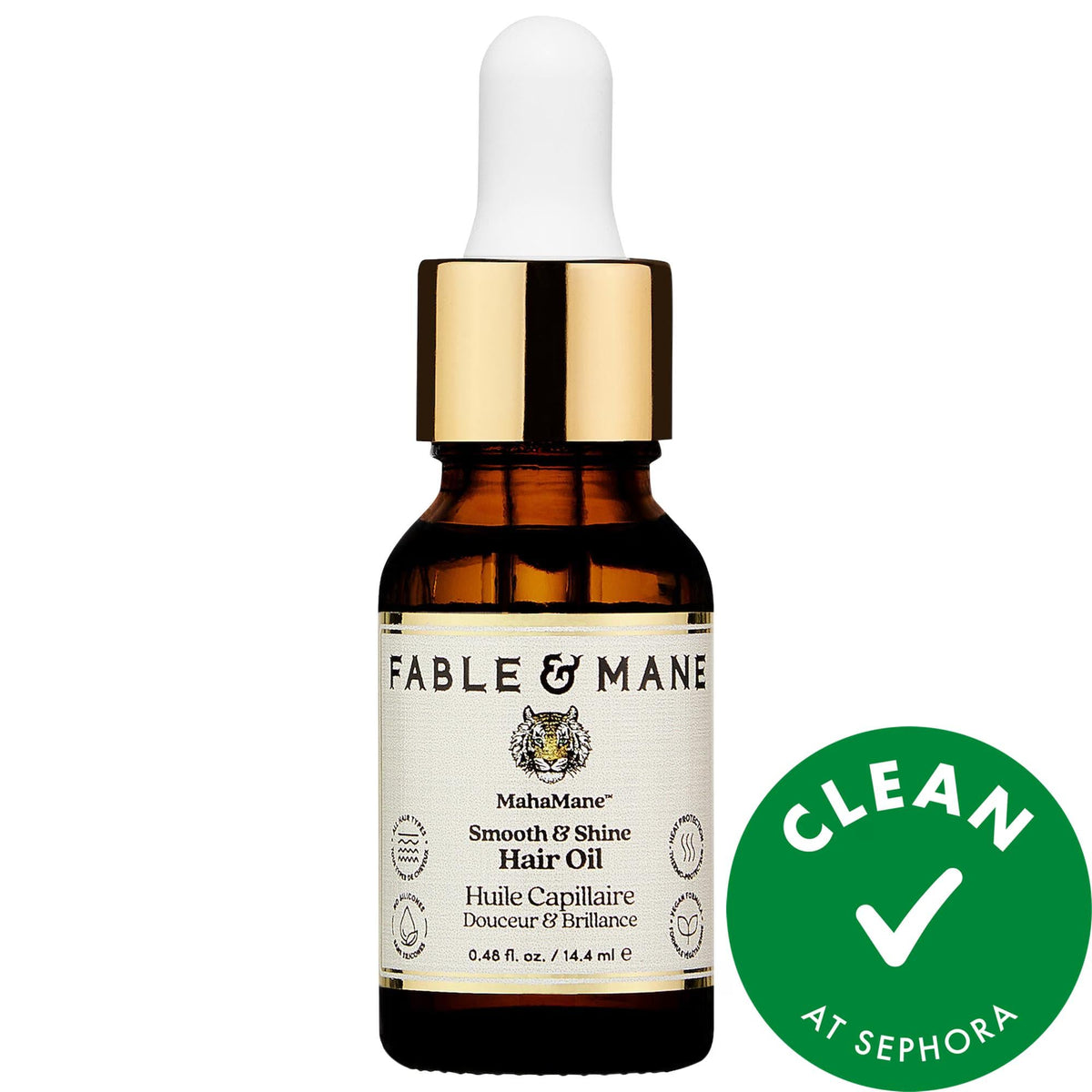 Mini MahaMane Smooth & Shine Hair Oil - Leave-In Treatment for Frizz Control & Heat Protection by Beauty Care Bag