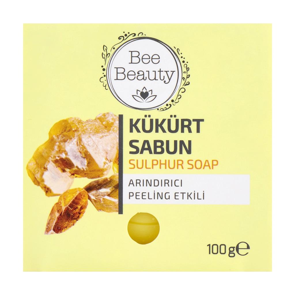 Bee Beauty Sulfur Bar Soap for Oily Skin 100g by Beauty Care Bag