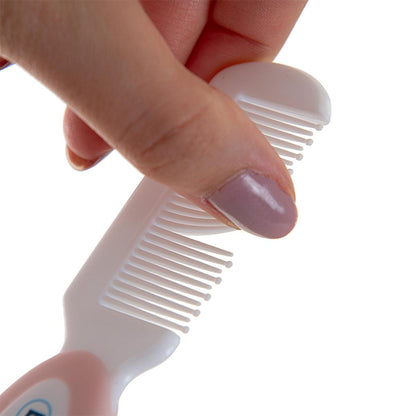 Babyjem Natural Bristle Baby Hair Brush and Comb Set - Gentle Detangling for Infants by Beauty Care Bag