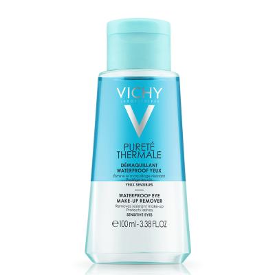 Vichy Purete Thermale Dual-Phase Eye Makeup Remover - Gentle, Effective, and Hypoallergenic Makeup Removal for Sensitive Eyes by Beauty Care Bag