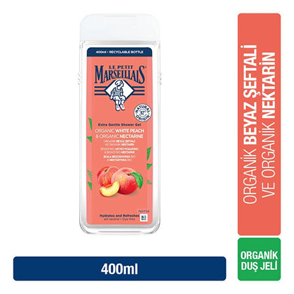 Le Petit Marseillais Peach Shower Gel for Hydration 400 ml by Beauty Care Bag