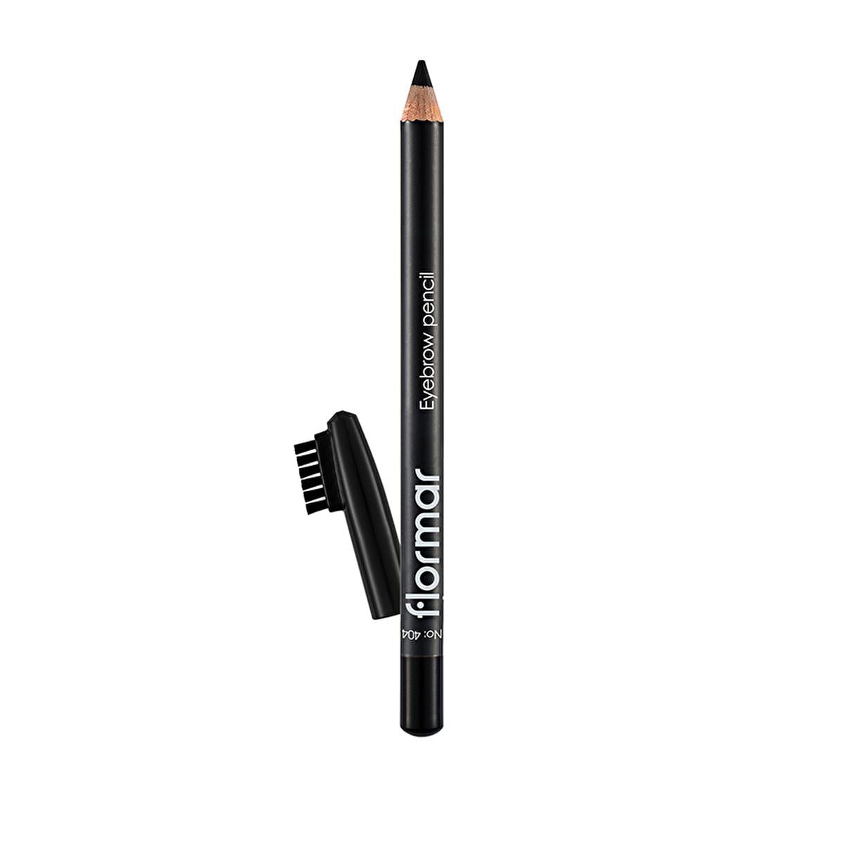 Flormar Eyebrow Pencil - Natural, Long-Lasting Eyebrow Makeup with Built-in Brush by Beauty Care Bag