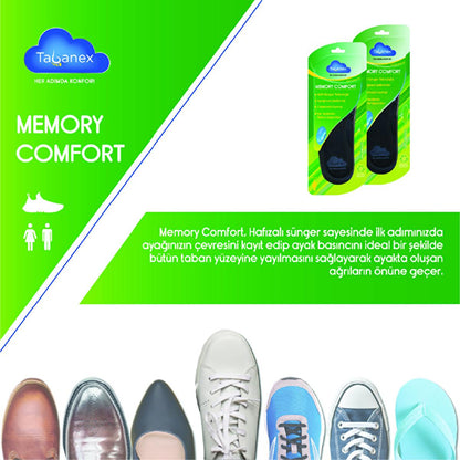 Tabanex Memory Foam Insoles for Comfortable Footwear and Foot Pain Relief - Customizable Insoles for MenFoot CreamTorqelo.com