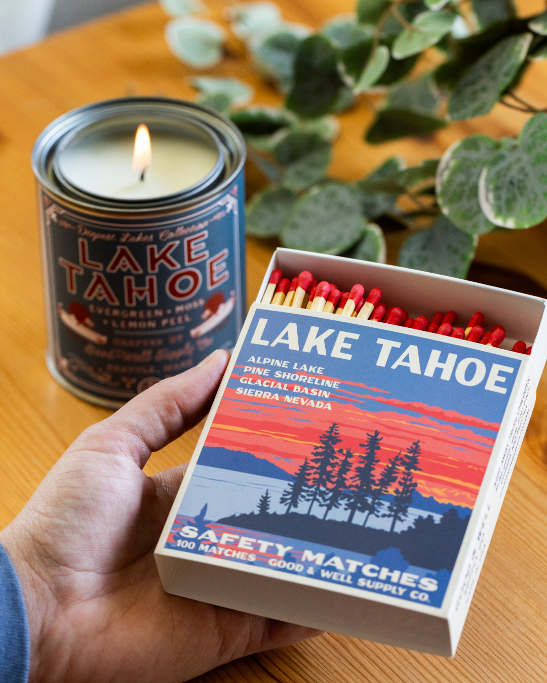 Lake Tahoe Vintage National Park Cabin Matches by Good & Well Supply Co.