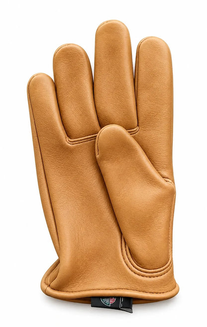 Tan Short Wrist Deerskin Gloves by Legendary USA