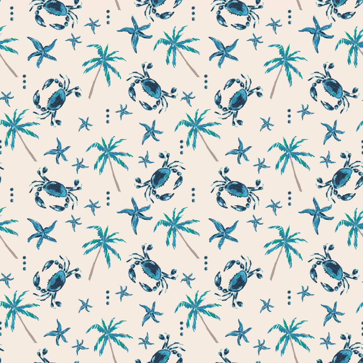 Blue Crabs Tank Romper by Sweet Bamboo