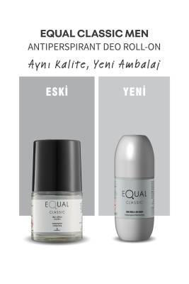 Equal Classic: Men's Roll-On Deodorant - Long-Lasting Odor Protection with Classic Scent - 50 ml by Beauty Care Bag