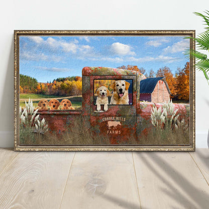Pet Family Farm Name Sign by Tailored Canvases