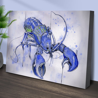 Lobster Watercolor Painting Canvas Wall Art VI by Tailored Canvases