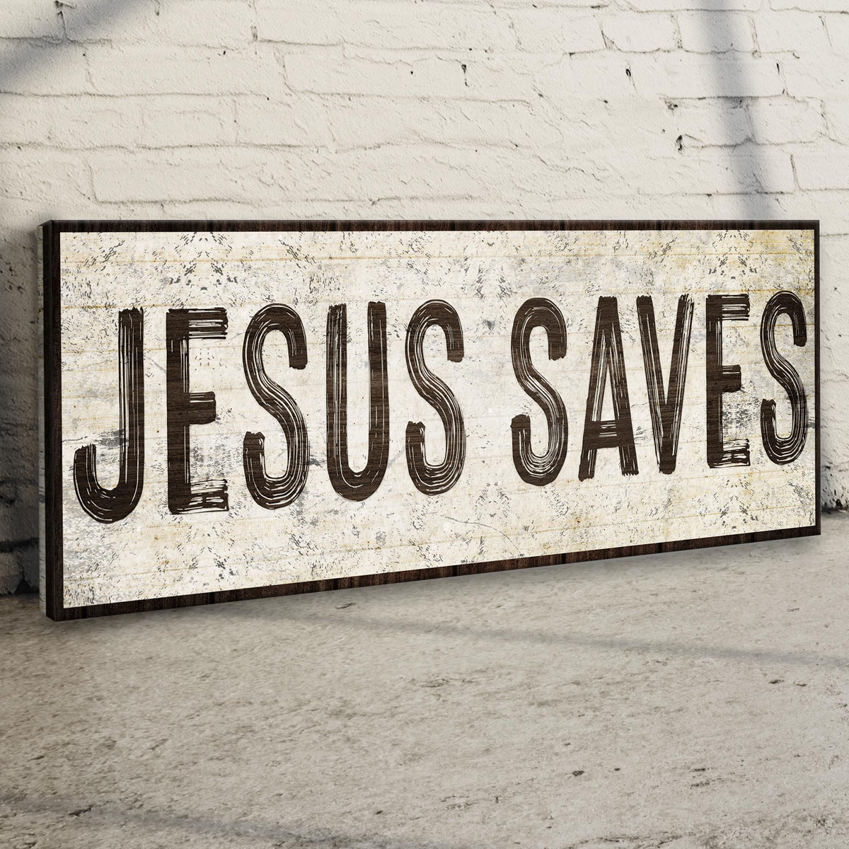 Jesus Saves Sign lll by Tailored Canvases