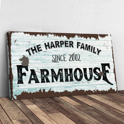 Family Farmhouse Sign IV by Tailored Canvases