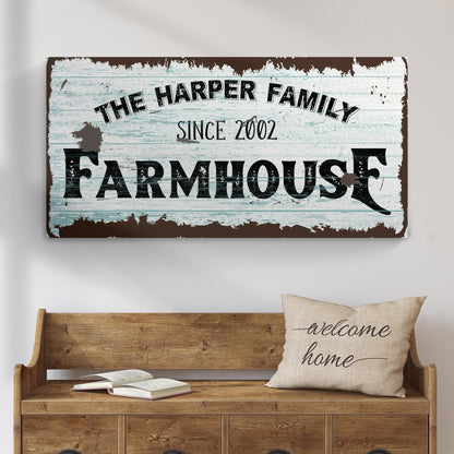 Family Farmhouse Sign IV by Tailored Canvases
