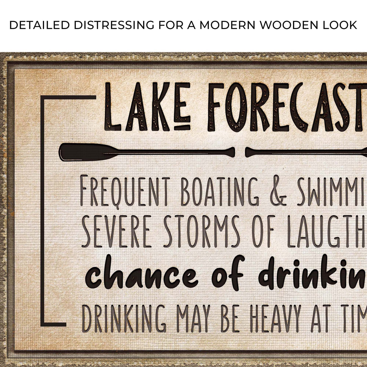 Lake Forecast Sign by Tailored Canvases