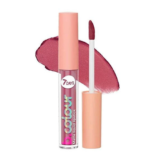 7Days - Vegan Matte Liquid Lipstick for Long-Lasting Wear - Cruelty-Free Beauty by Beauty Care Bag