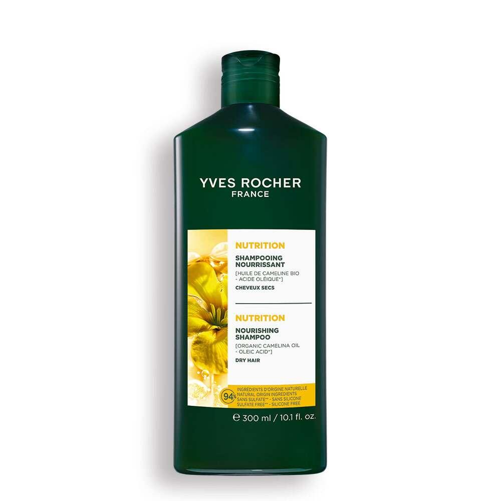 Nourishing prebiotic shampoo with organic camelina oil