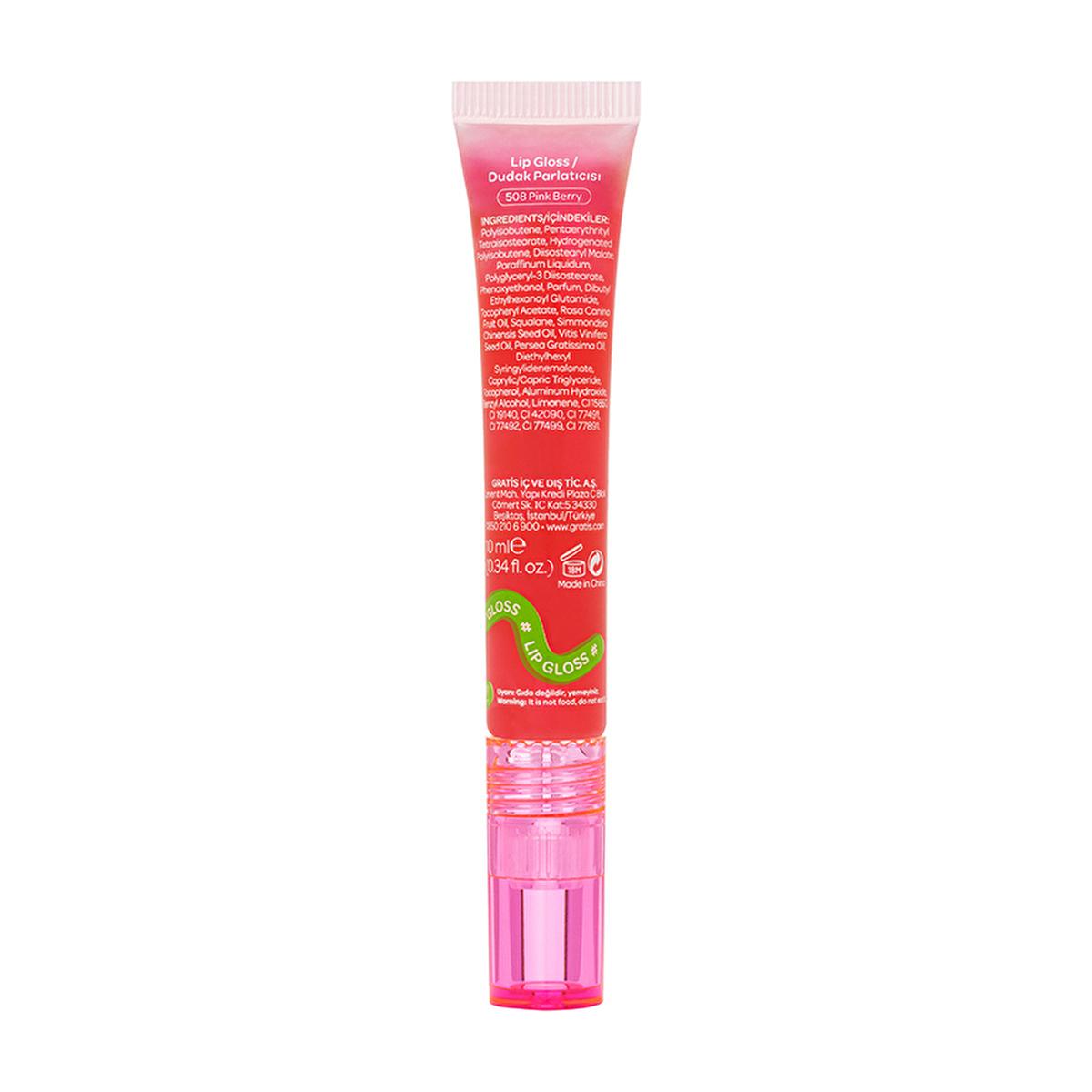 Beaulis Pink Berry lip gloss – view 3