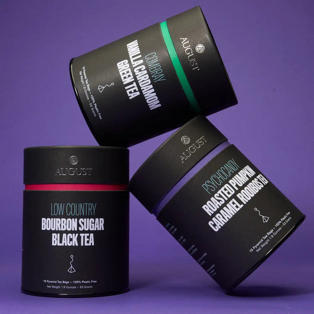 Top 3 tea bags bundle with black, green and herbal teas