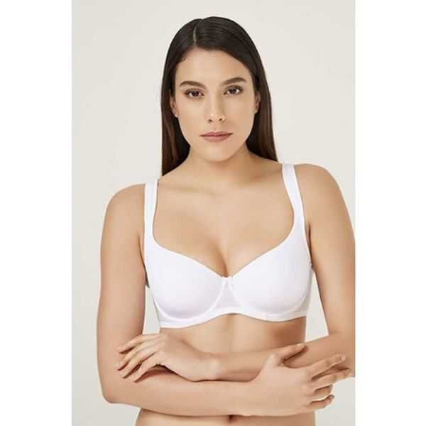 Ten 111665 White Comfort Support Bra for Daily Wear by Beauty Care Bag
