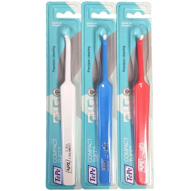 Tepe Compact Tuft Single Tuft Toothbrush 1 Count by Beauty Care Bag